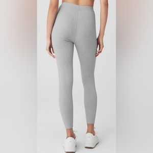 Alo Ribbed High-Waist 7/8 Blissful Legging- size small